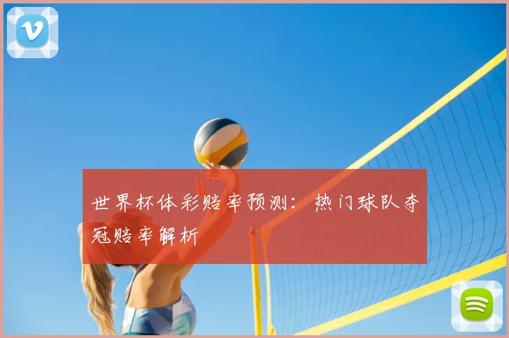 世界杯体彩赔率预测:热门球队夺冠赔率解析
