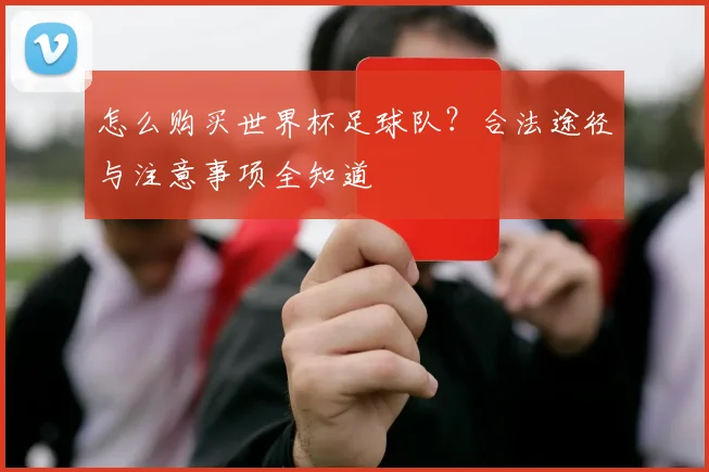 怎么购买世界杯足球队？合法途径与注意事项全知道