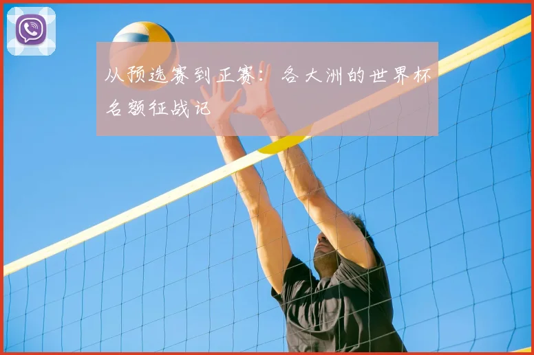 从预选赛到正赛：各大洲的世界杯名额征战记